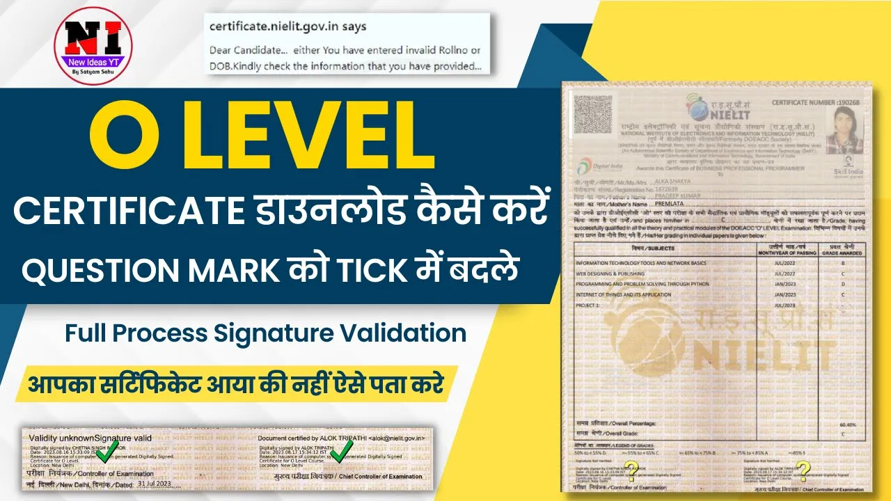 O level kya hai ?